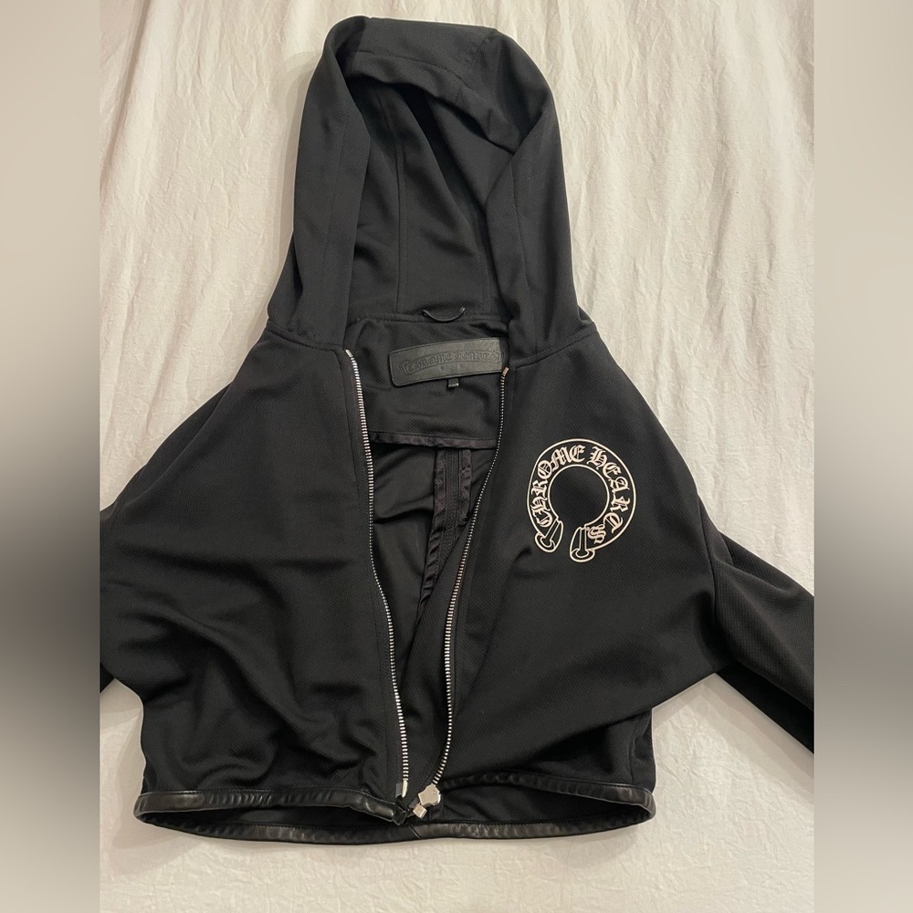 CHROME HEARTS cropped zip up
